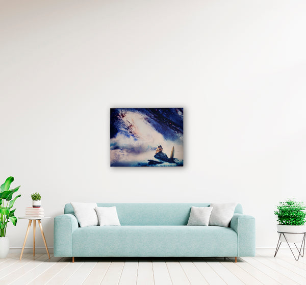 Cosmic Ocean Metal Print