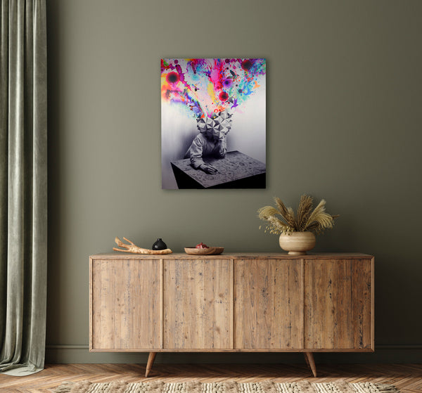 Study Metal Print