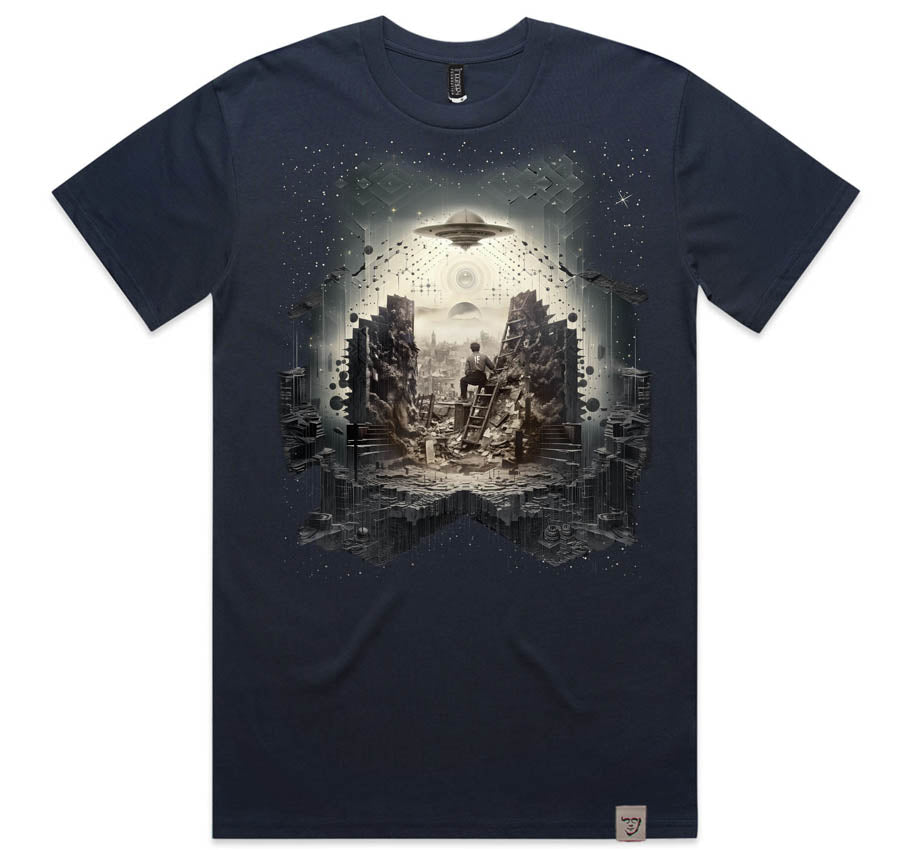 The Great Reveal Men's T  Midnight blue