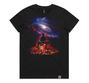 Relaxed Visionary womens T Black