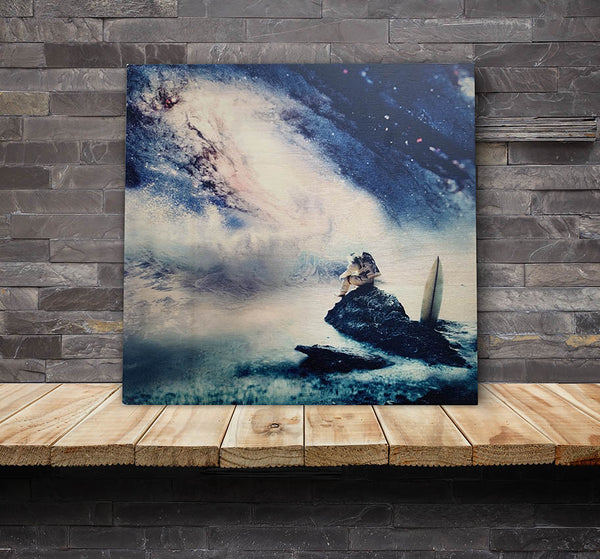 Cosmic Ocean 12x12 Wood print